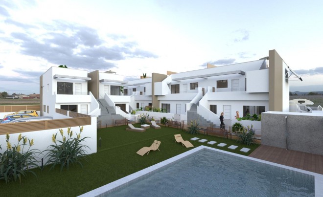 Bungalow / Townhouse / Detached / Terraced · New Build · Pilar de La Horadada · pueblo