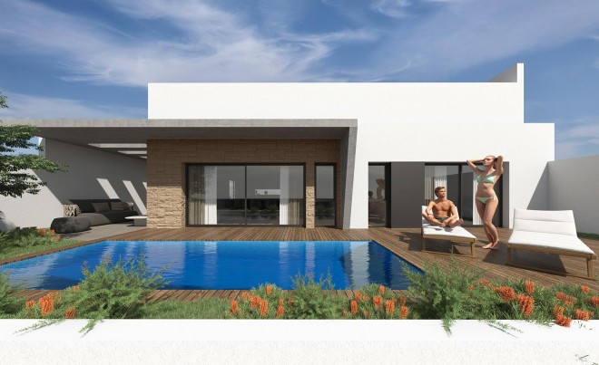 Villa / Chalet · Nueva construcción  · Torrevieja · Aguas Nuevas