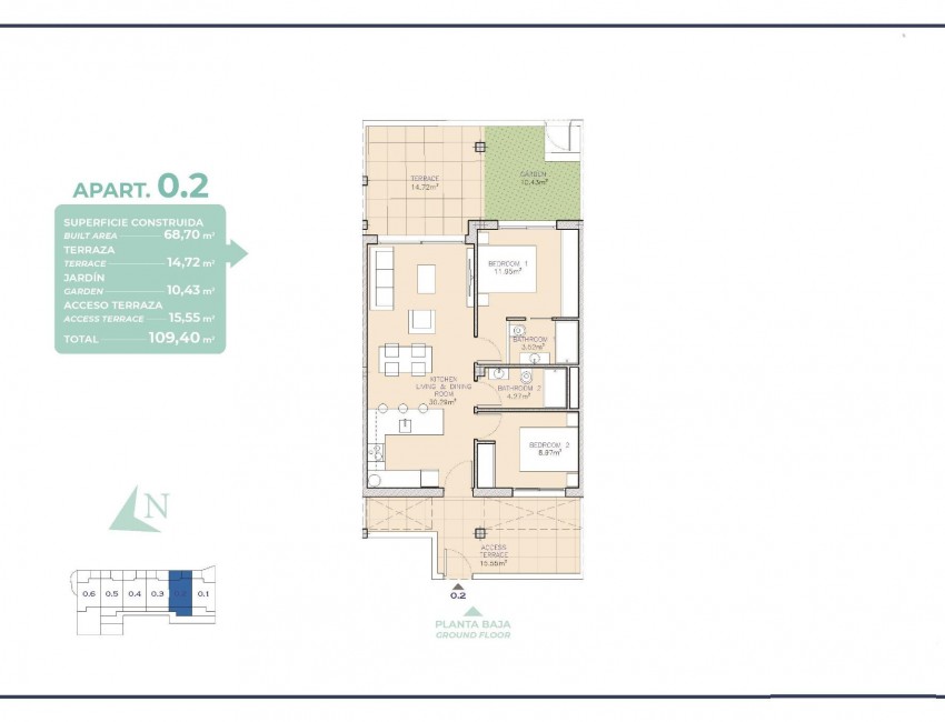 Nouvelle construction · Appartement · Los Alcazares · Serena Golf