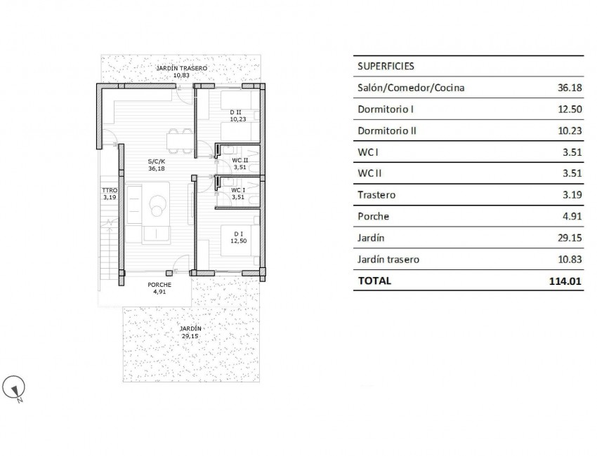 Nouvelle construction · Bungalow / Maison de Ville · San Miguel de Salinas · Pueblo