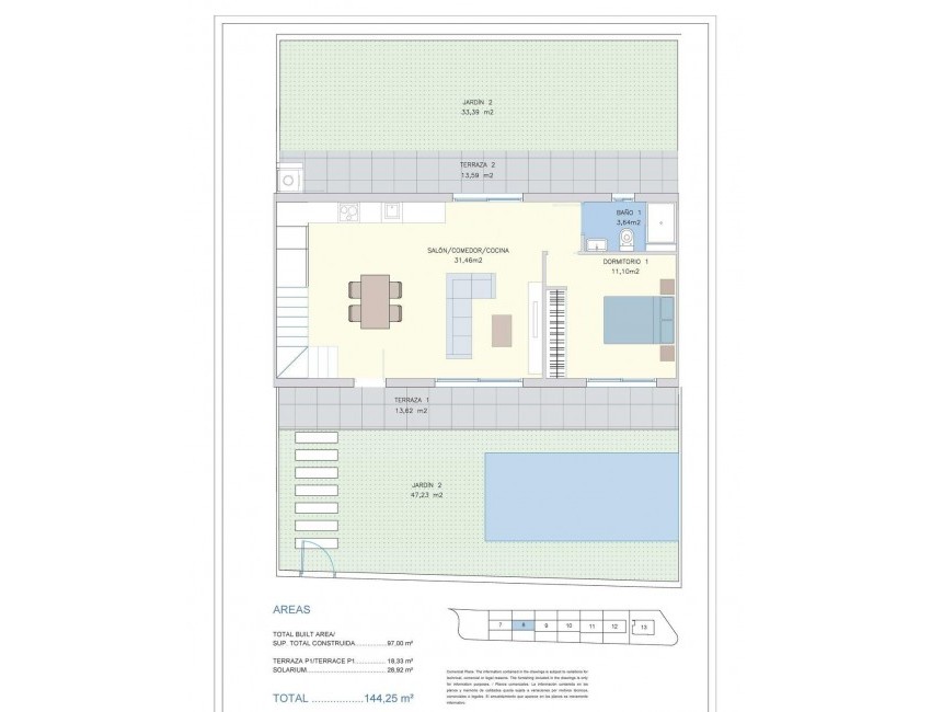 Nueva construcción  · Bungalow / Adosado / Semiadosado · Orihuela Costa · Las Filipinas