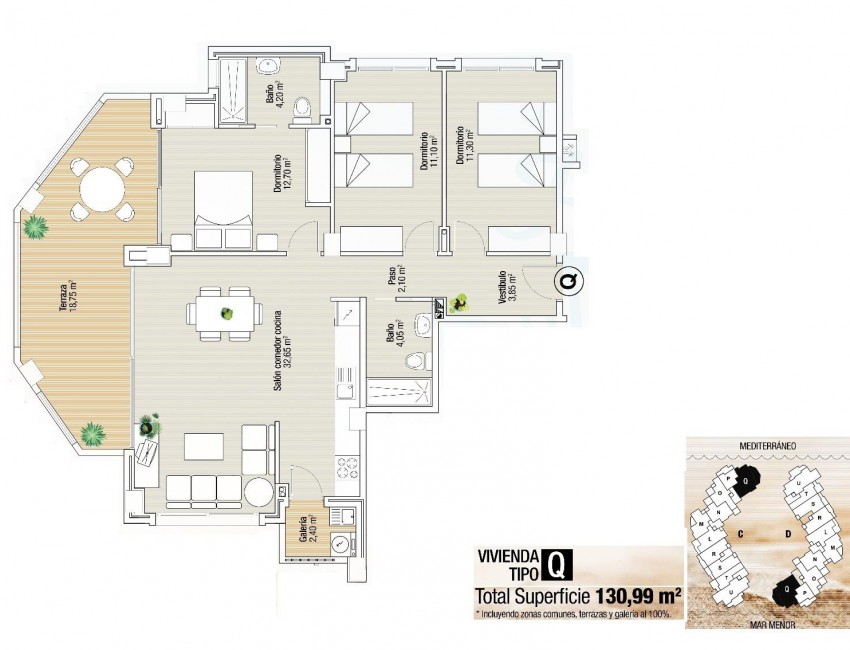 Nueva construcción  · Apartamento / Piso · La Manga