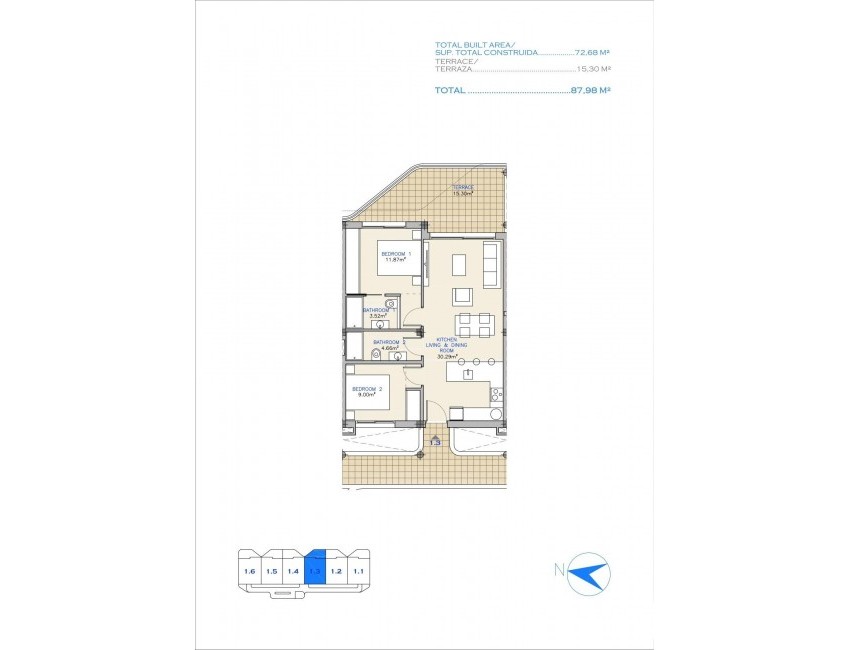 Nouvelle construction · Appartement · Los Alcazares · Serena Golf