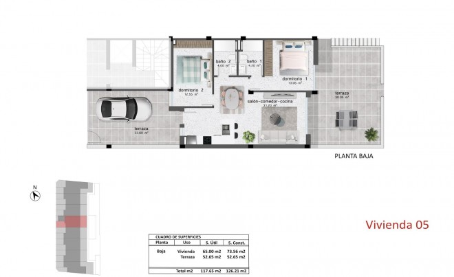 Nouvelle construction · Bungalow / Maison de Ville · Pilar de La Horadada · pueblo